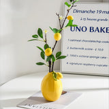 Load image into Gallery viewer, Lemon-shaped Decorative Ceramic Vase