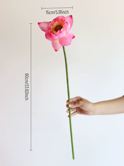 Artificial Pink Lotus Flower Stem