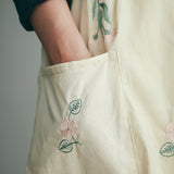 Load image into Gallery viewer, Floral Embroidery Cotton Apron for Women