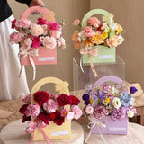 Load image into Gallery viewer, 10pcs Butterfly Floral Gift Box with Handle