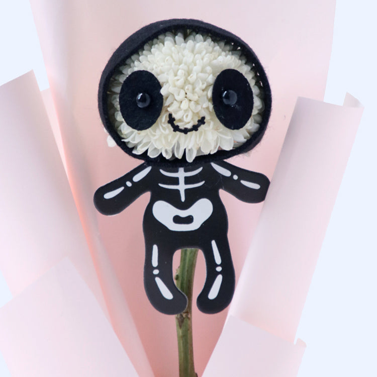 5 Sets Skeleton Floral DIY Kit for Halloween