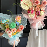 Load image into Gallery viewer, 20pcs Lace Matte Cellophane Wrap for Bouquets (58x58cm)