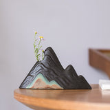 Load image into Gallery viewer, Mountain-shaped Ceramic Flower Vase