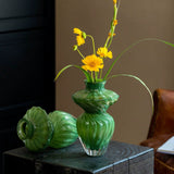 Load image into Gallery viewer, Modern Sculptural Twisted Glass Vase