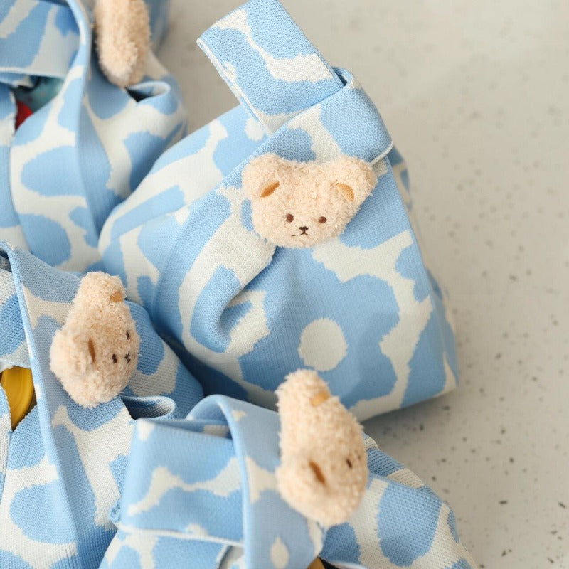 10Pcs Knitted Kids Party Favor Gift Bags