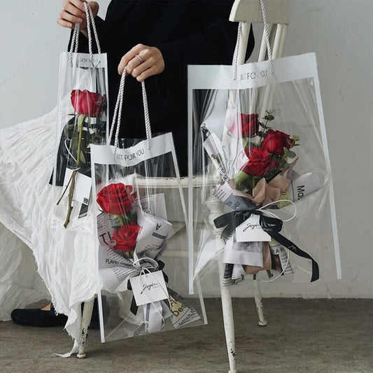 30pcs Plastic Flower Packaging Bags