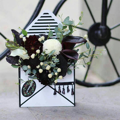 10pcs Envelope-Shaped Floral Bouquet Gift Box
