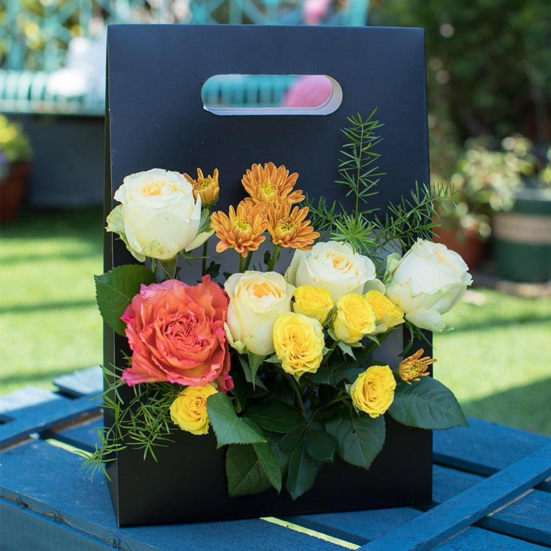 5pcs Flower Gift Box with Cut-out Design