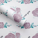 Load image into Gallery viewer, Rose Print Flower Wrap Paper Pack 20 (58x58cm)