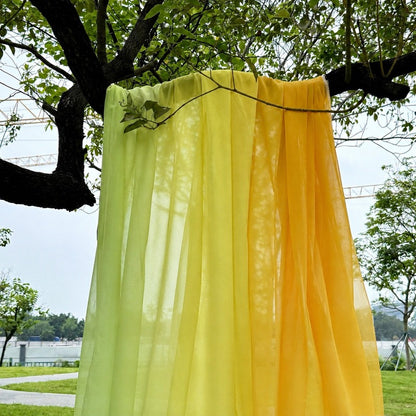 Gradient Chiffon Backdrop Fabric Draping Cloth