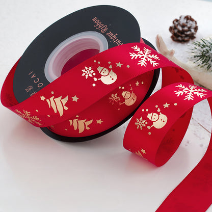 24 Yards Christmas Satin Ribbon for Crafts