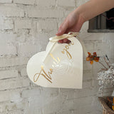 Load image into Gallery viewer, 10pcs Heart-shaped Thank You Gift Box with Ribbon