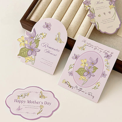 24pcs Flower-Inspired Thank You Cards for Mother's Day