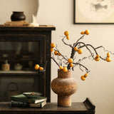 Load image into Gallery viewer, 23" Artificial Gourd Branch Golden Fruit Spray