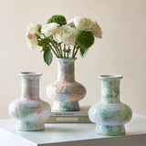 Load image into Gallery viewer, Modern Watercolor Marble Ceramic Vase