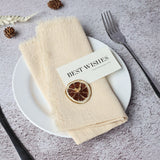 Load image into Gallery viewer, 10pcs Fringed Cotton Cloth Napkins (42x42 cm)