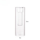 Load image into Gallery viewer, Double-Walled Colored Glass Cylinder Vase