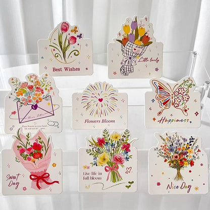 24pcs Floral Butterfly Greeting Cards