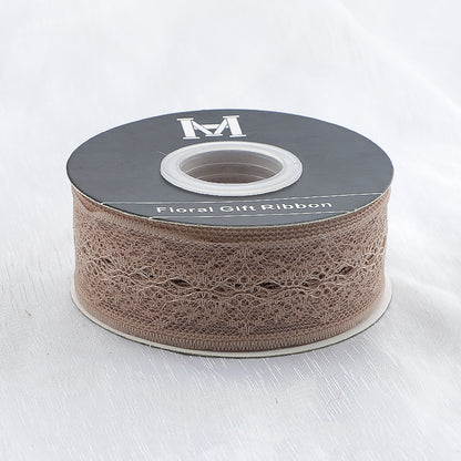 Lace Florist Gift Ribbon (40mmx25Yd)