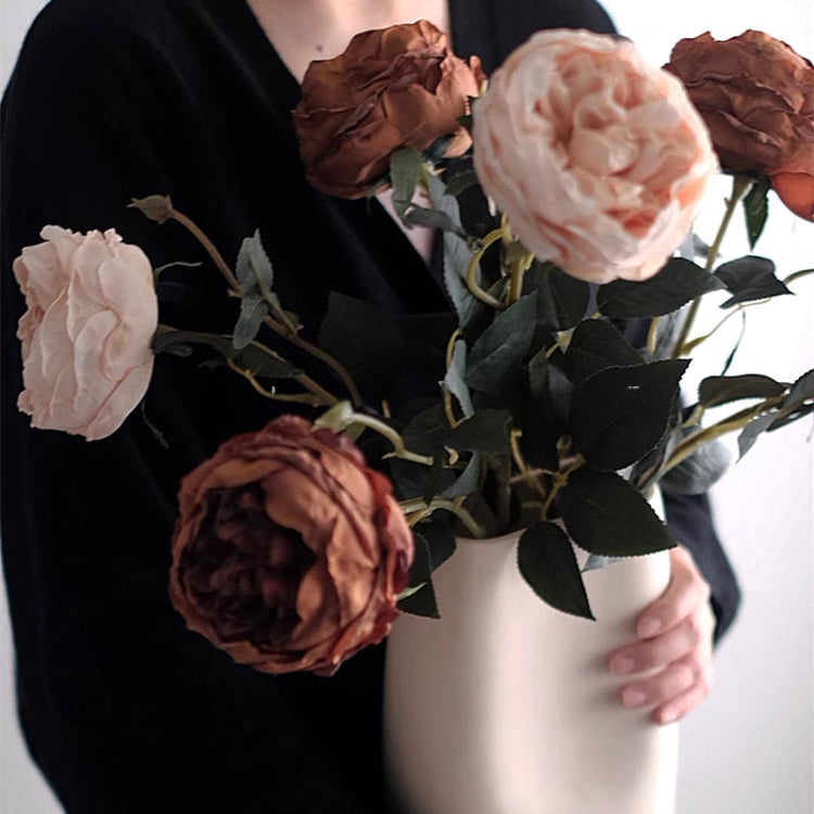 24" Vintage Long-Stemmed Austin Rose