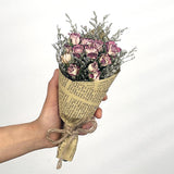 Load image into Gallery viewer, Vintage Style Mini Dried Rose Bouquet