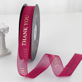 Load image into Gallery viewer, THANK YOU Gold Letters Organza Ribbon (20mmx49Yd)