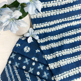 Load image into Gallery viewer, Indigo Blue Tie-Dye Cotton Fabric Drape
