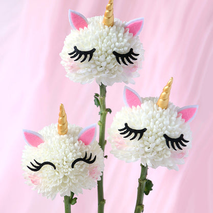 Unicorn Flower DIY Craft Kit (Set of 5)