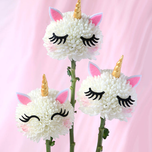 Unicorn Flower DIY Craft Kit (Set of 5)