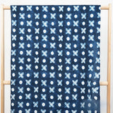 Load image into Gallery viewer, Indigo Blue Tie-Dye Cotton Fabric Drape