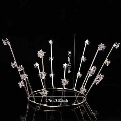 Plastic Crown for Bouquets Decoration Pack 10