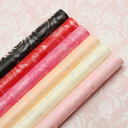20pcs Rose Cellophane Wrap for Valentine's Day (57x57cm)
