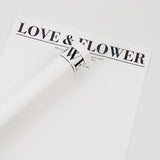 Load image into Gallery viewer, LOVE&amp;FLOWER Bouquet Wrap Paper Pack 20 (30x45cm)