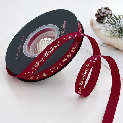 24 Yards Christmas Satin Ribbon for Crafts