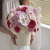 Load image into Gallery viewer, Elegant Matte Finish Floral Gift Box (Set of 2)