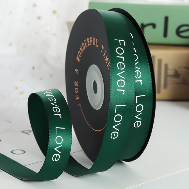 Valentine's Day Forever Love Satin Ribbon (20mmx49Yd)