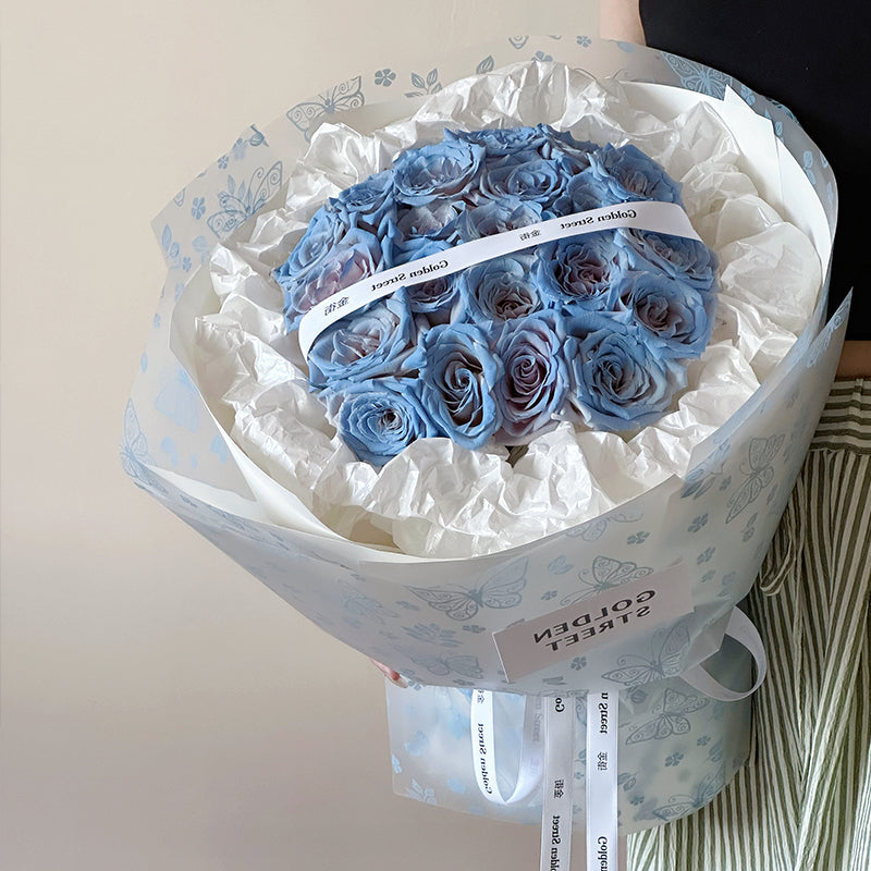 20pcs Frosted Butterfly Cellophane Wrap (58x58cm)