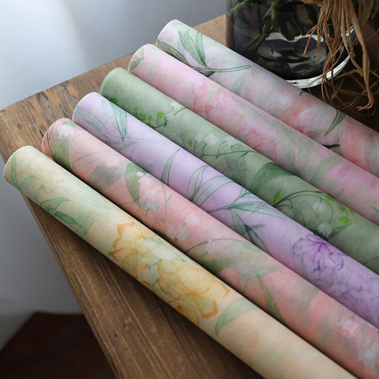 Waterproof Floral Non-woven Bouquet Wrap (50cmx5Yd)