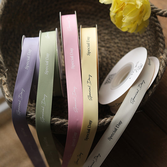 SPECIAL DAY Matte Polyester Ribbon (2cmx20Yd)