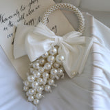 Load image into Gallery viewer, Modern Pearl Cluster Hoop Bridal Bouquet