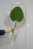 Load image into Gallery viewer, Artificial Green Palm Leaf 80cmH