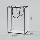 Load image into Gallery viewer, 10pcs Clear Bouquet Gift Bags with Border