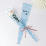 Load image into Gallery viewer, Scalloped Single Stem Flower Sleeves Pack 100