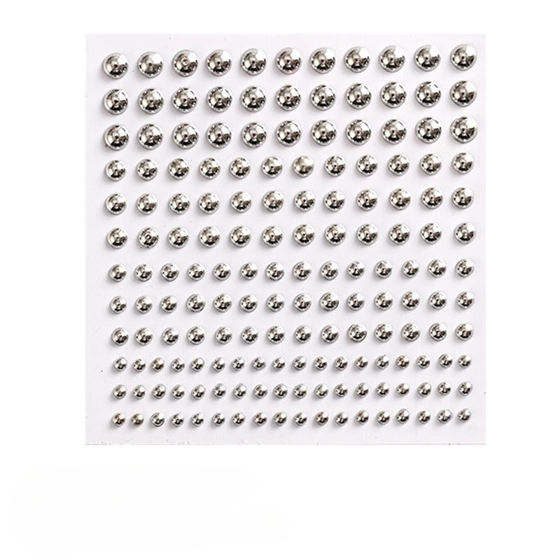 Self-adhesive Decorative Flat Faux Pearls