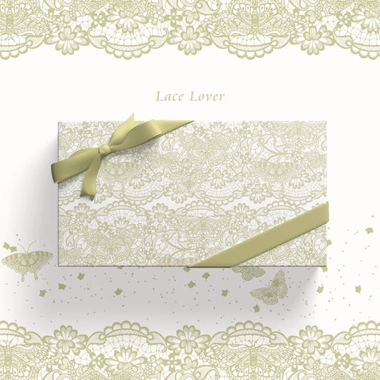 Lace Butterfly Gift Wrap Paper (50x70cm) Pack 2