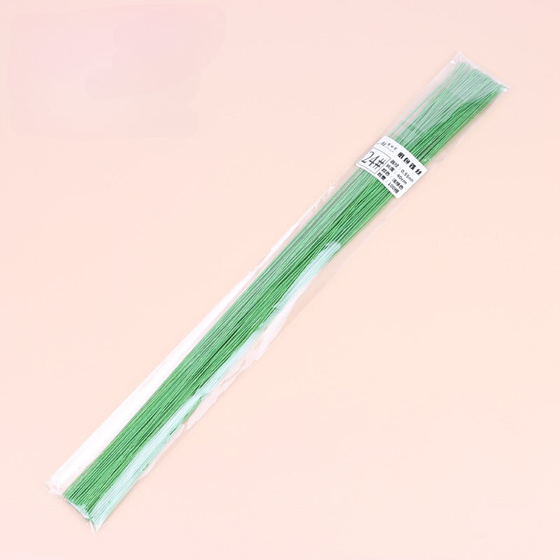 Light Green Floral Wire for Crafts Pack 100