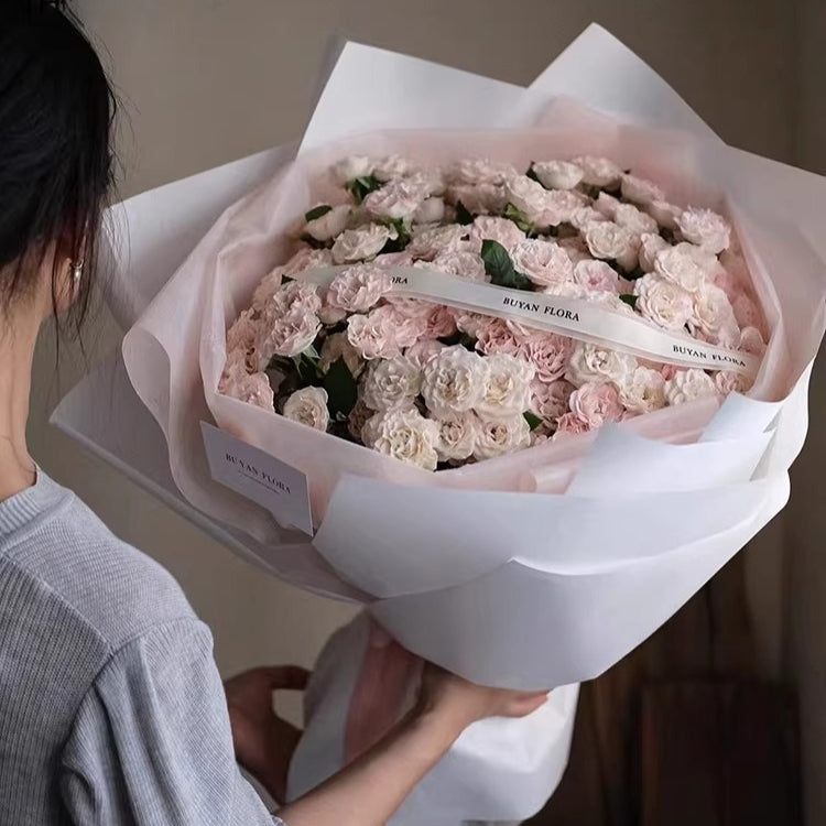 Rouleau de papier d'emballage pour bouquets coréens mat (58 cm x 15 yd)