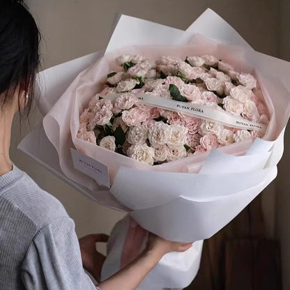 Rouleau de papier d'emballage pour bouquets coréens mat (58 cm x 15 yd)