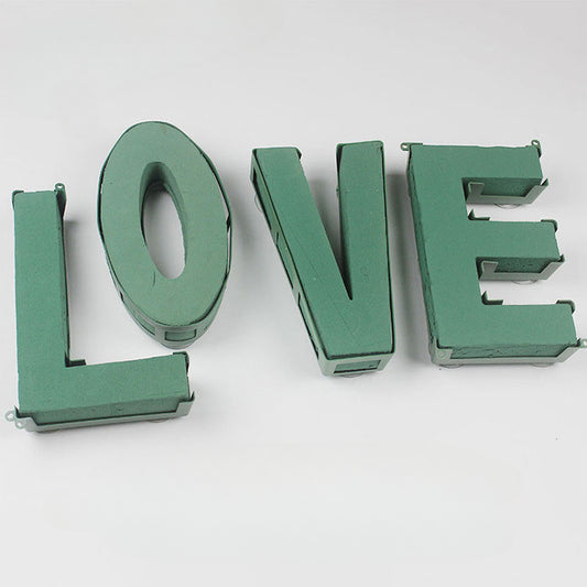 LOVE Letter Floral Foam with Suction Cup