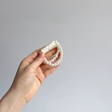 Load image into Gallery viewer, 5 Pcs Double Strand Pearl Wrist Corsage Bracelet Band